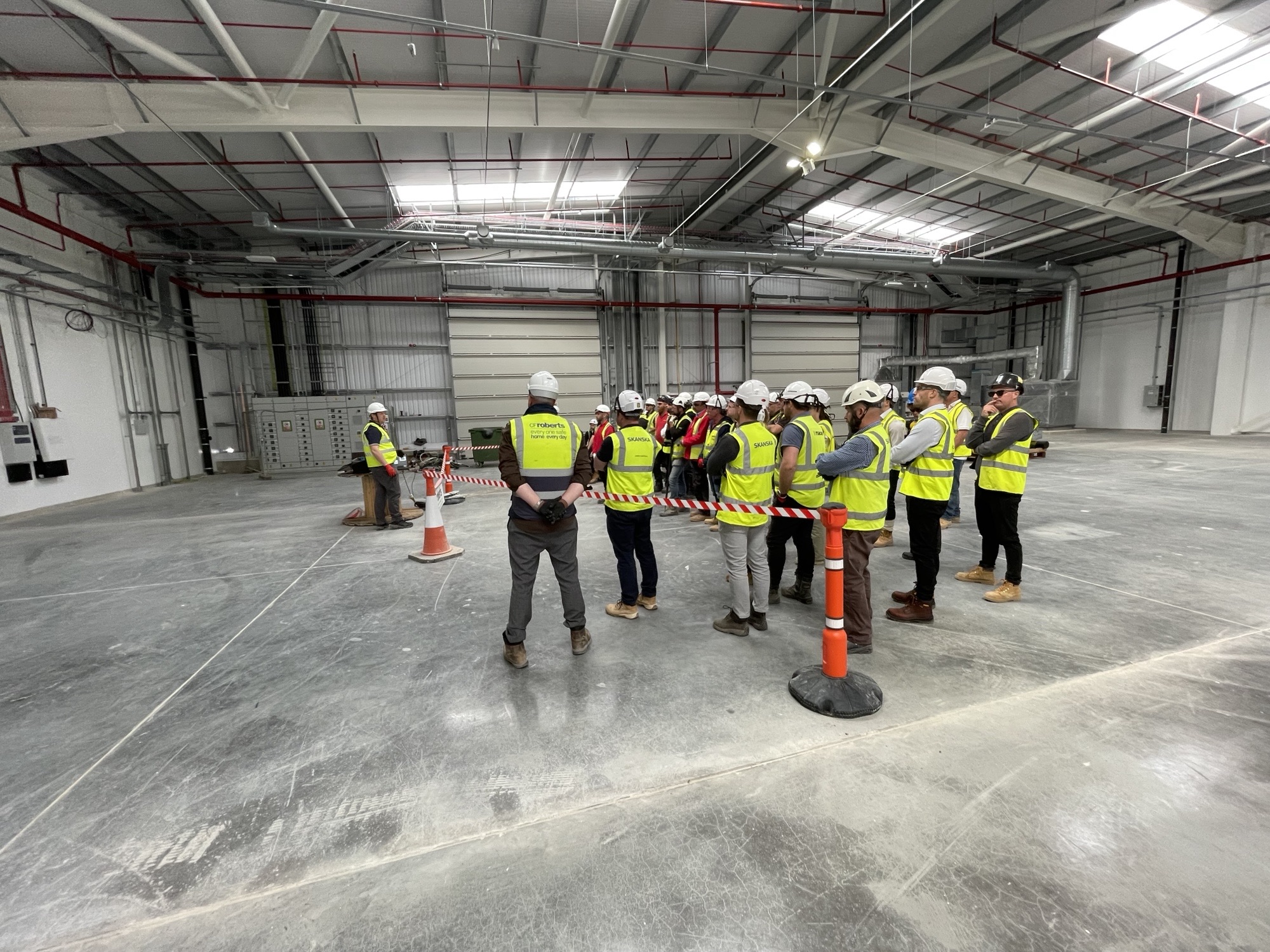 Team CFR do their part in recognition of The Skanska Group Worldwide Site Safety Week